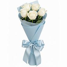 Букет 5 Белых роз Проуд #REPLACE_PRED# Ботово