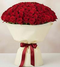 Букет 101 Красная роза Милано в Ботово
