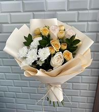 Букет цветов из:  Розы и Хризантемы в Ботово