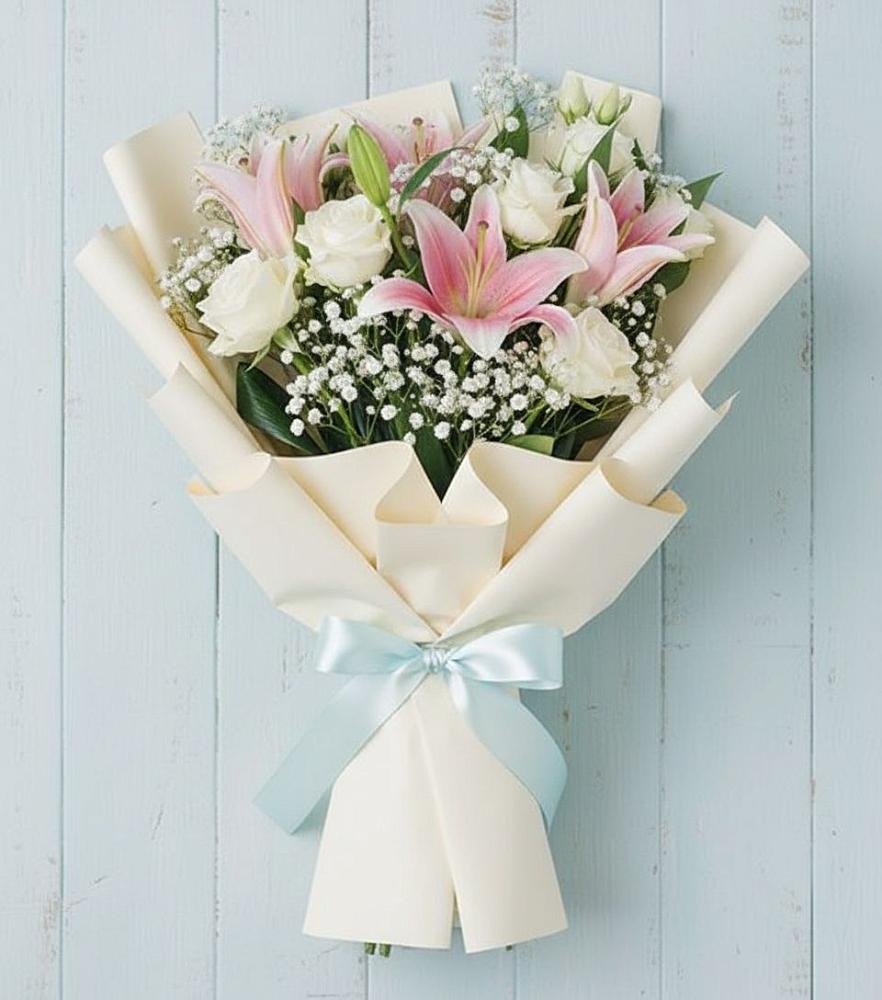 Букет цветов из: Лилии в Ботово