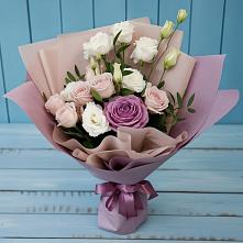 Букет цветов из:  Розы и Лизиантусы в Ботово