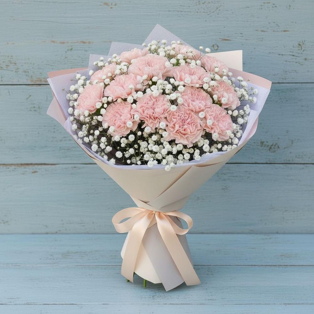 Букет цветов из: Гвоздики в Ботово