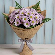 Букет цветов из:  Хризантемы #REPLACE_PRED# Ботово