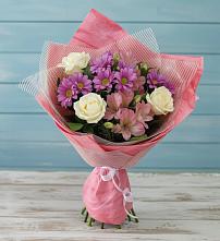 Букет цветов из:  Герберы #REPLACE_PRED# Ботово