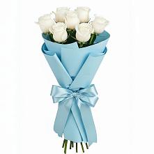 Букет 7 белых роз Проуд #REPLACE_PRED# Ботово