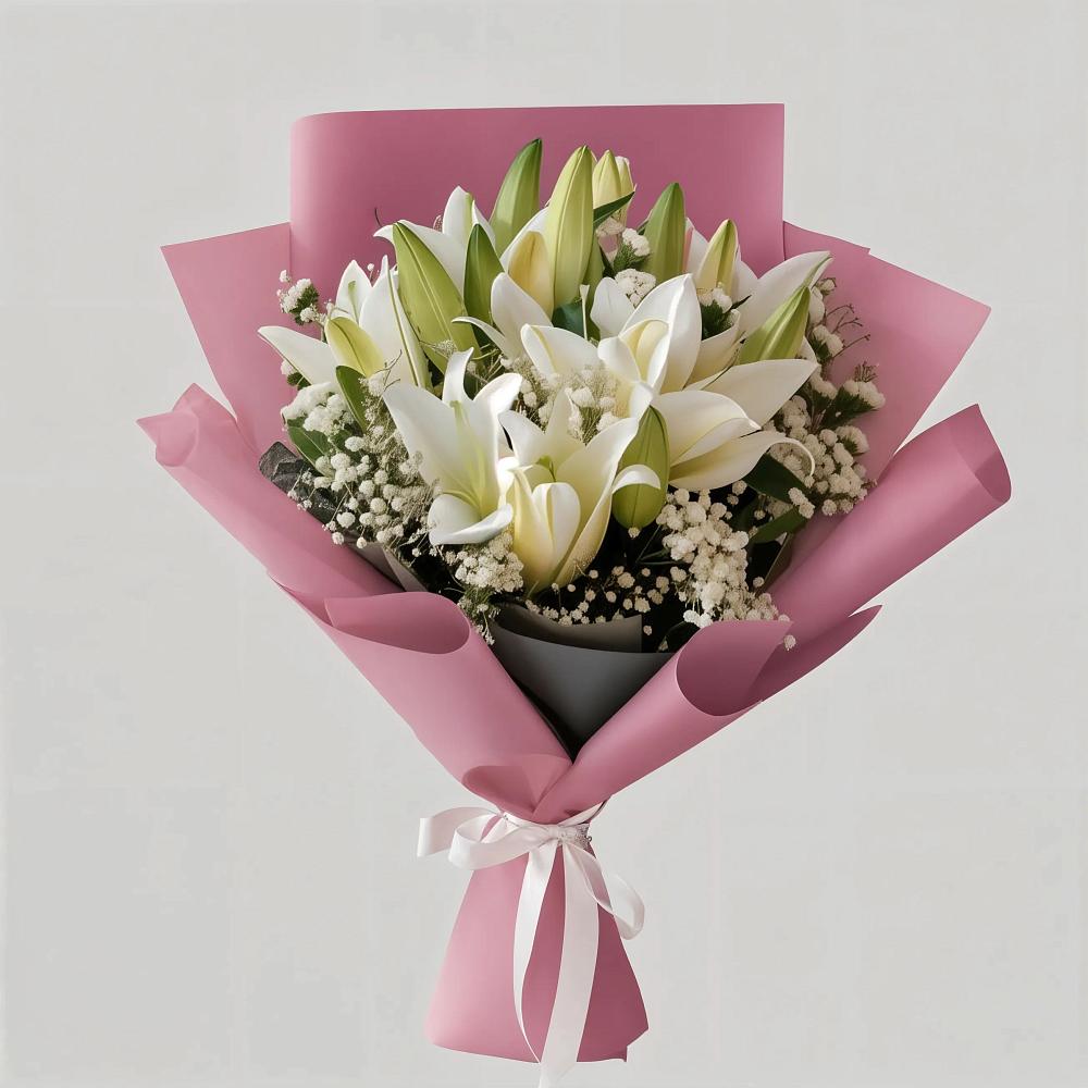 Букет цветов из: Лилии в Ботово