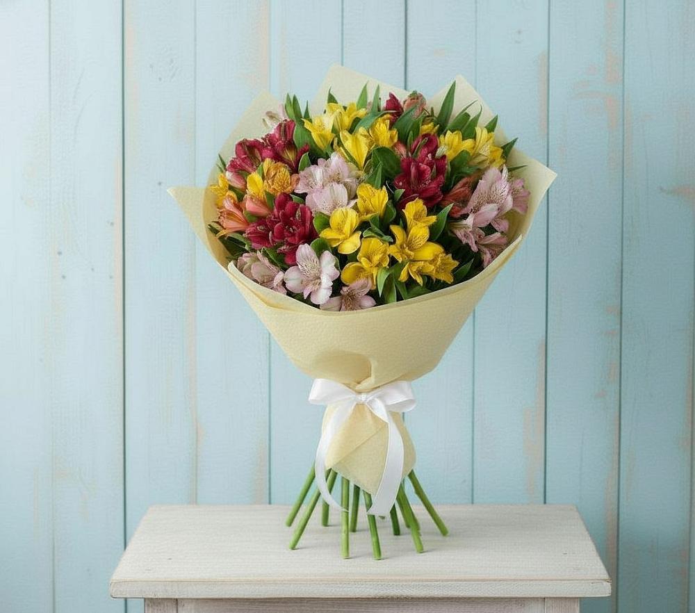 Букет цветов из: Альстромерии в Ботово