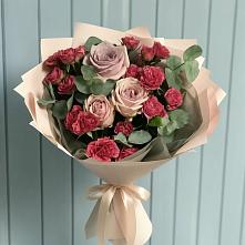 Букет цветов из:  Гвоздики и Розы в Ботово