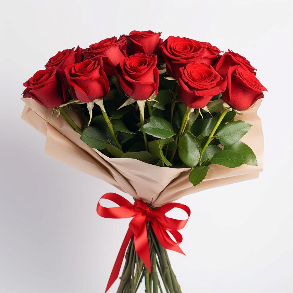 Букет 11 Красных роз Эдлесс Лав в Ботово